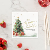 Tis the Season to be Married Bridal Shower Servet (Insitu)