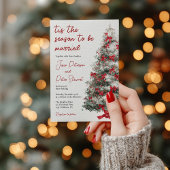 Tis The Season to Be Married Winter Bridal Shower Kaart