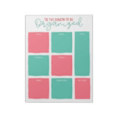 Tis the Season to be Organized Christmas Planner Notitieblok (Linkerzijde)