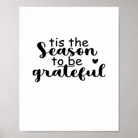Tis The Season To Be Quote Poster (Voorkant)