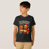 ’tis The Season To Be Reading Book Lover Design  T-shirt (Voorkant volledig)