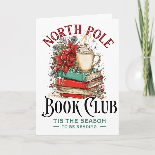 'Tis the Season to Be Reading  Feestdagen Kaart (Voorkant)