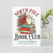 'Tis the Season to Be Reading  Feestdagenkaart (Staand voorkant)