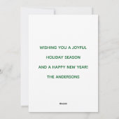 'Tis the Season to Be Reading  Feestdagenkaart (Achterkant)