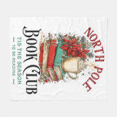 'Tis the Season to Be Reading Fleece Deken (Voorkant (Horizontaal))