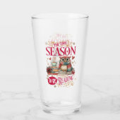 'Tis The Season to Be Reading Glas (Achterkant)
