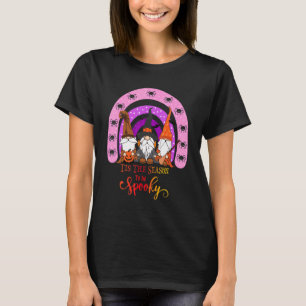 Tis The Season To Be Spooky Cute Halloween Gnomes T-shirt