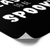 Tis The Season To Be Spooky Funny Design Poster (Hoek)