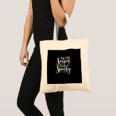 Tis The Season To Be Spooky Halloween Funny Graphi Tote Bag (Voorkant (product))