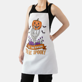 Tis The Season To Be Spooky Skeleton Hand Hallowee Schort