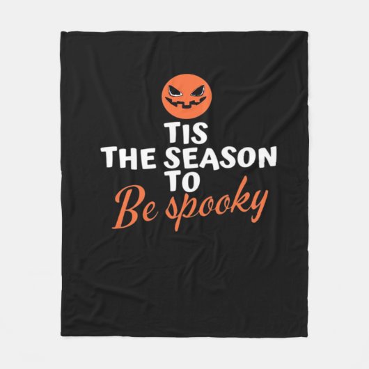 Tis The Season To Be Spooky Spirit Halloween Fleece Deken (Voorkant)