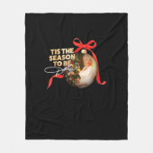 Tis The Season To Dolly Retro Classic Fleece Deken (Voorkant)