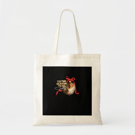 Tis The Season To Dolly Retro Classic Tote Bag (Voorkant)