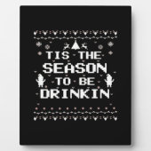 Tis The Season To Drinkin Funny Christmas Trendy S Fotoplaat (Voorkant)