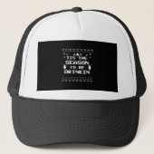 Tis The Season To Drinkin Funny Christmas Trendy S Trucker Pet (Voorkant)