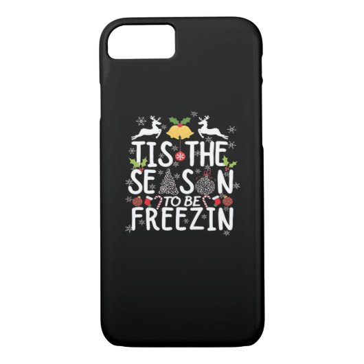 Tis The Season To Freezin Minimal Clean Case-Mate iPhone Case (Achterkant)