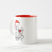 'Tis The Season to Get Tipsy Tweekleurige Koffiemok (Voorkant links)