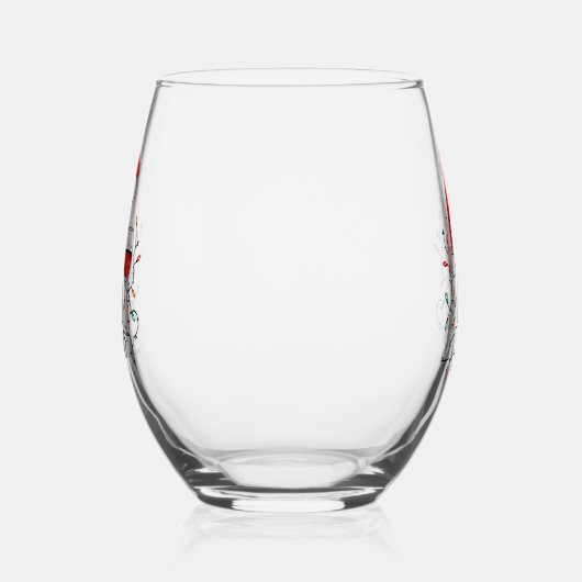'Tis The Season to Get Tipsy  Wijnglas Zonder Voet (Links)