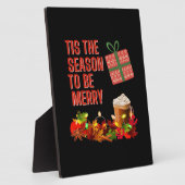 Tis The Season To Merry Aesthetic Unique Fotoplaat (Zijkant)