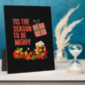 Tis The Season To Merry Aesthetic Unique Fotoplaat (Zijkant)