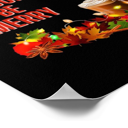 Tis The Season To Merry Aesthetic Unique Poster (Hoek)