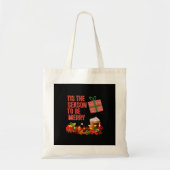 Tis The Season To Merry Aesthetic Unique Tote Bag (Voorkant)