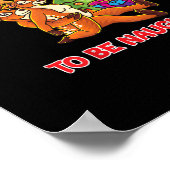 Tis The Season To Naughty Rudolph Reindeer Couple Poster (Hoek)