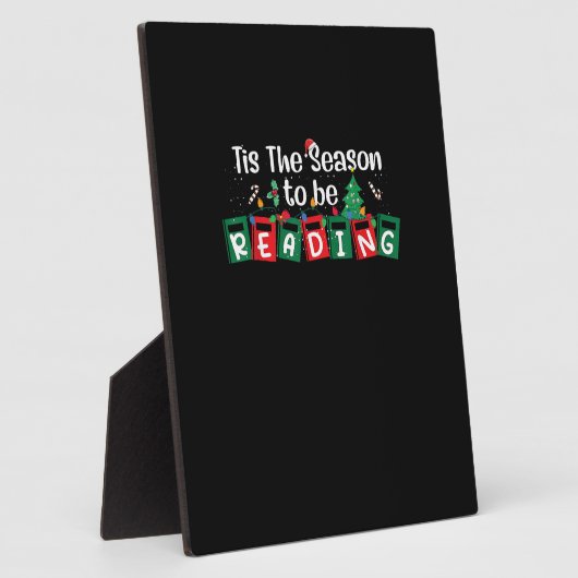 Tis The Season To Reading Christmas Teacher Book Fotoplaat (Zijkant)