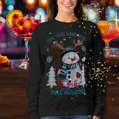 Tis the Season to Rock Ugly Sweaters funny Snowman