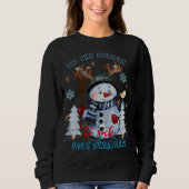 Tis the Season to Rock Ugly Sweaters funny Snowman (Voorkant)