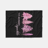 Tis The Season To Sparkle Christmas Tree Xmas Wome Fleece Deken (Voorkant (Horizontaal))