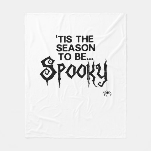 Tis The Season To Spooky Fleece Deken (Voorkant)