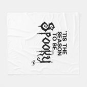 Tis The Season To Spooky Fleece Deken (Voorkant (Horizontaal))