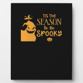 Tis The Season To Spooky Halloween Sarcastic Funny Fotoplaat (Voorkant)