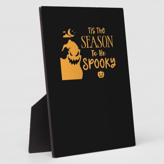 Tis The Season To Spooky Halloween Sarcastic Funny Fotoplaat (Zijkant)