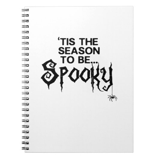 Tis The Season To Spooky Notitieboek (Voorkant)