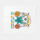 Tis The Season To Spooky Retro Halloween Women Fleece Deken (Voorkant (Horizontaal))