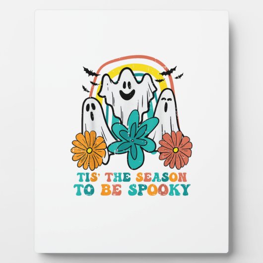 Tis The Season To Spooky Retro Halloween Women Fotoplaat (Voorkant)