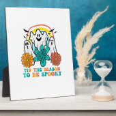 Tis The Season To Spooky Retro Halloween Women Fotoplaat (Zijkant)