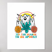 Tis The Season To Spooky Retro Halloween Women Poster (Voorkant)