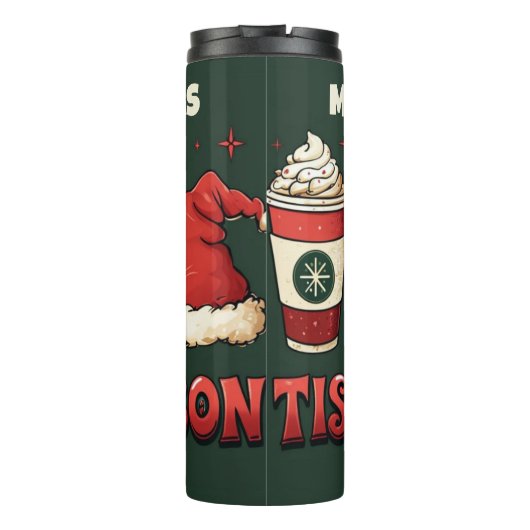 Tis the Season Tumblr – Festive Holiday Tumbler Thermosbeker (Achterkant)