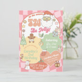 Tis the season two be jolly 2nd birthday invite. kaart (Staand voorkant)