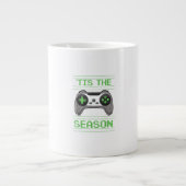 Tis The Season Video Games Christmas Xmas Gamer Grote Koffiekop (Voorkant)