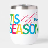Tis the Season Wine Tumbler (Voorkant)