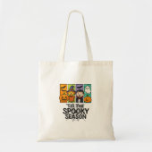 Tis The Spooky Season Halloween Vampire Pumpkin De Tote Bag (Voorkant)