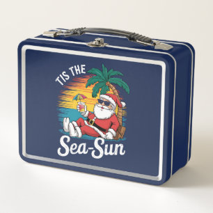 Tis The Zee Zon Santa Strand Kerstmis In Juli
