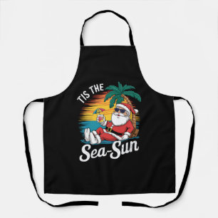 Tis The Zee Zon Santa Strand Kerstmis In Juli  Schort