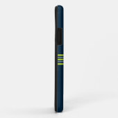 Tisbury - Navy Groen Wit - iPhone 5 Hoesje (Achterkant/rechts)