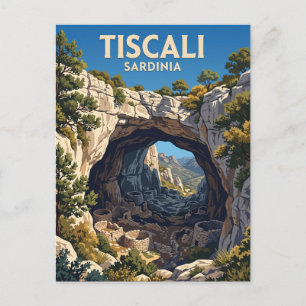 Tiscali Nuragisch dorp Italië Briefkaart