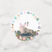 Tisch Konfetti Weihnachtsmotiv mit Pferd Confetti (Kleine voorkant)